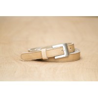 CEINTURE CUIR NATUREL | La fine
